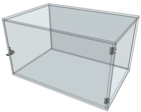 Vitrine à clés plexiglas 60 x 40 x 35 cm Commandez sur Techni Contact