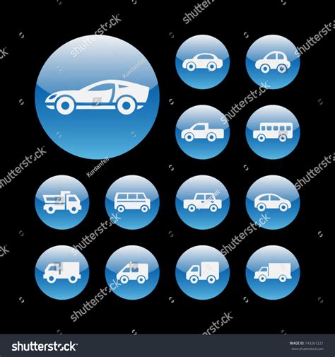 Car Symbols Stock Vector (Royalty Free) 143261221 | Shutterstock