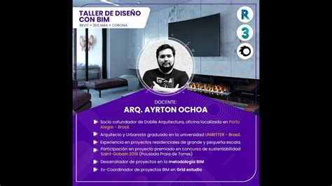 TALLER DE DISEÑO CON BIM el Arq Ayrton Ochoa YouTube