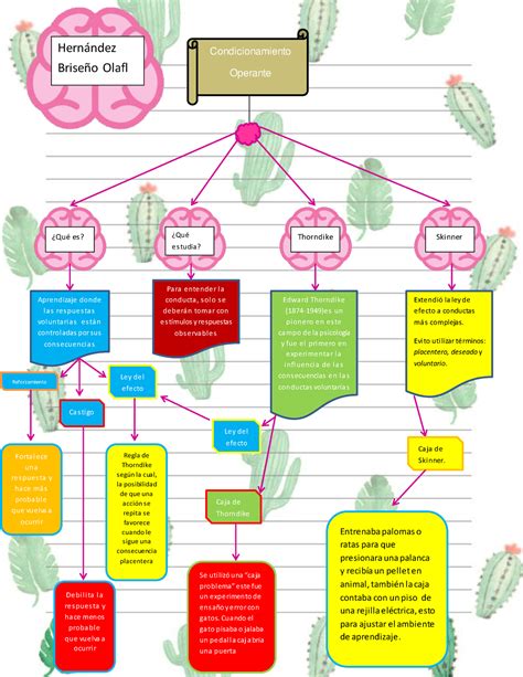 Condicionamiento Operante Mapa Conceptual Images Nietma Riset