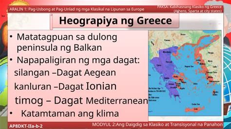 Lesson 2 Kabihasnang Klasiko Ng Greecepptx