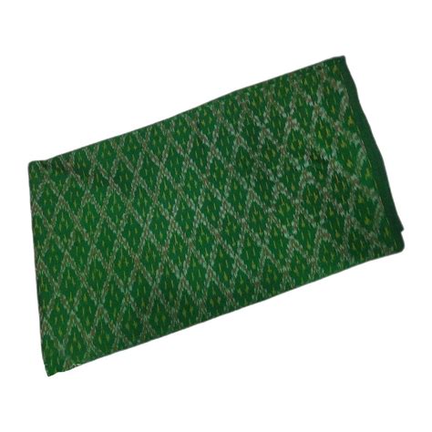 Green Ikat Silk Fabric Printed At Rs 575meter In Hyderabad Id