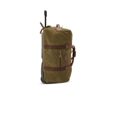 Waxed Canvas Rolling Duffle Bag Shop Gear Bags And Rolling Luggage Here