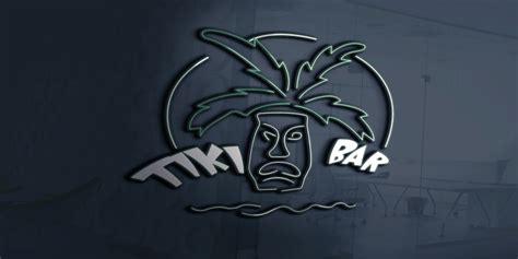 Tiki Bar Logo Template For Nightlife by Rsdesigns | Codester