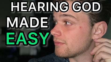 How To Hear Gods Voice Made Simple Youtube