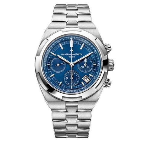 Vacheron Constantin V Overseas Chronograph Blue Dial Mens Watch