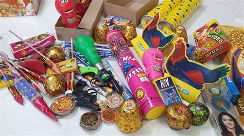 Unique Different Types Of Firecrackers Testing 2021 Diwali Crackers