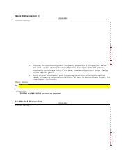 W 8 SOC 400 DIS Docx Week 8 Discussion COL LA PS E Overall Rating 1