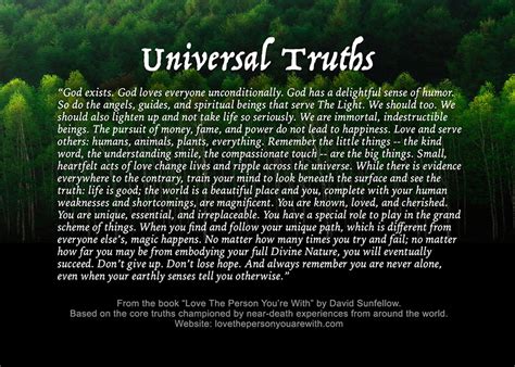 Universal Truths The Formula For Creating Heaven On Earth