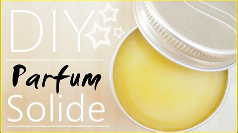 Diy Parfum Solide Facile Youtube