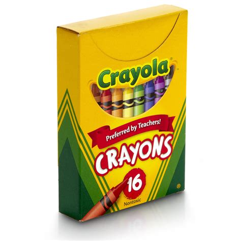 Crayola Crayons Reg Size 16 Colors Per Box Set Of 12 Boxes