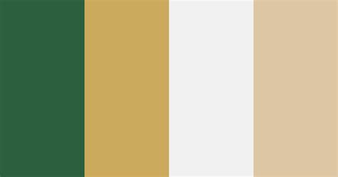 Green And Golden Royal Color Scheme Beige