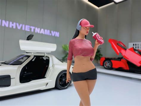 MÔ HÌNH NHÂN VẬT FIGURE HOT GIRL COCACOLA TỶ LỆ 1 18 Mô Hình Tĩnh Việt Nam