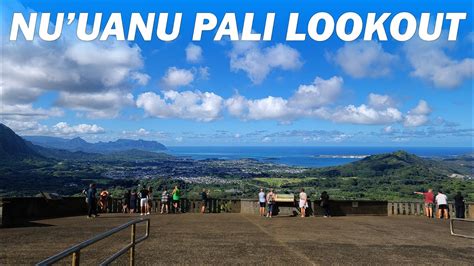 Hawaii Nuuanu Pali Lookout 🌈 Koolau Range And Kaneohe View 🌈 Best Views