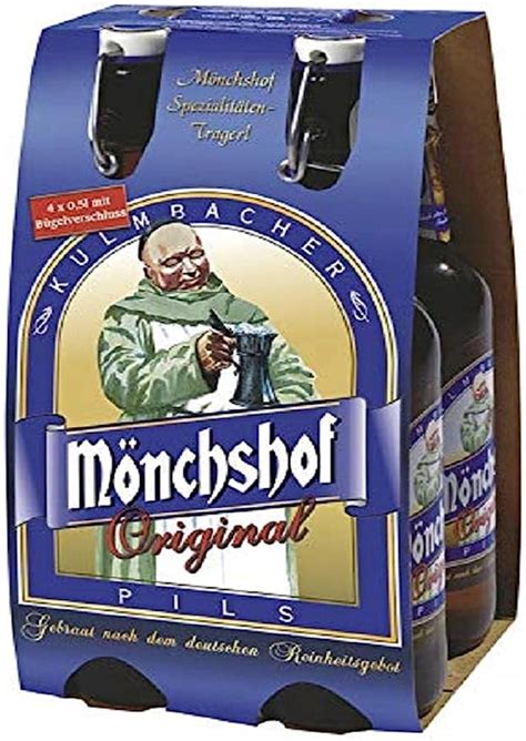 Mönchshof Pils Original MEHRWEG 4 x 0 5 l Amazon de Lebensmittel