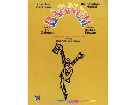 Barnum Broadway Musical Complete Vocal Score Only