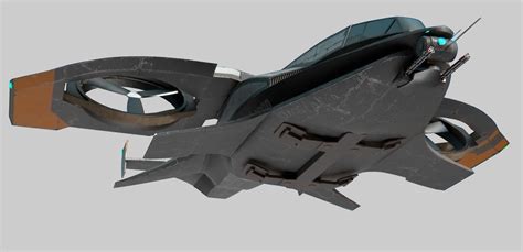 Sci fi Dropship 3D Model $69 - .fbx .obj .max .unknown - Free3D