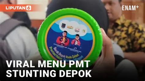 VIDEO Dinkes Depok Copot Vendor Menu PMT Stunting Yang Viral Enamplus