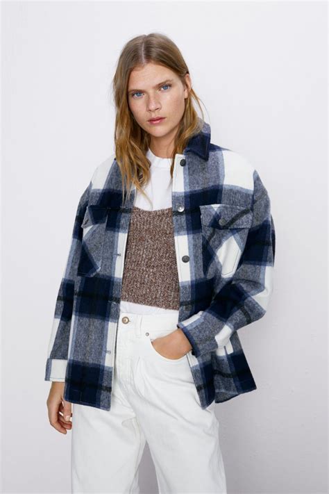 Куртка Рубашка Женская В Клетку Zara — Krutayakurtka.ru