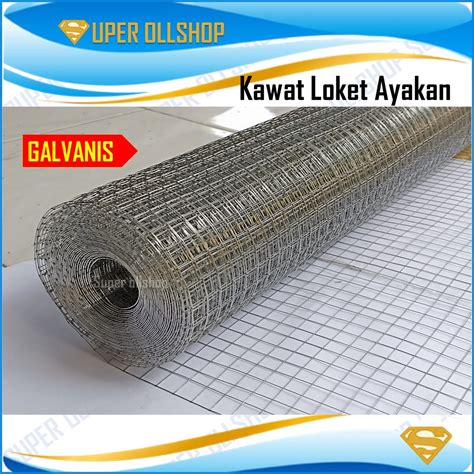 Jual Kawat Loket Galvanis Ram Putih Kawat Ayakan Putih 1 2 Wire