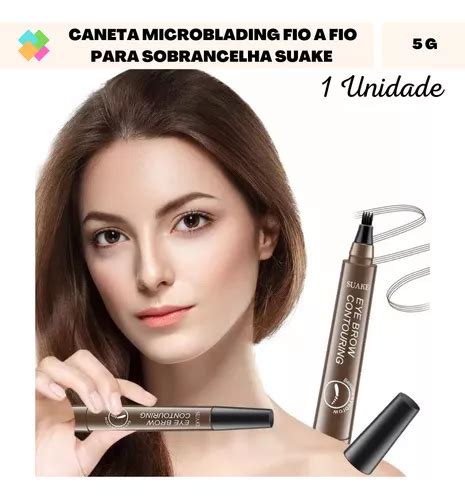 Caneta Fio A Fio Henna Microblading Para Sobrancelha 24h Parcelamento