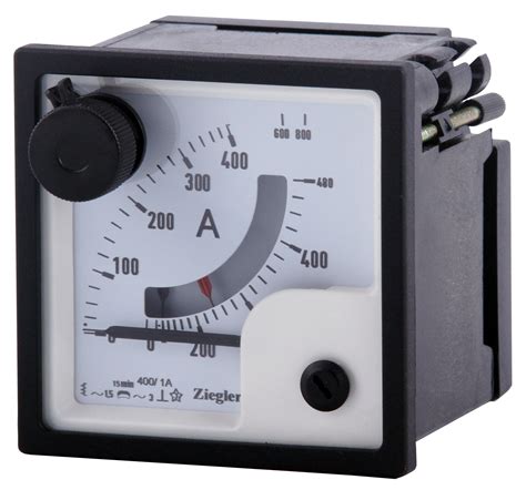 Ziegler Analogue Panel Meters Gama Elect Tr Llc