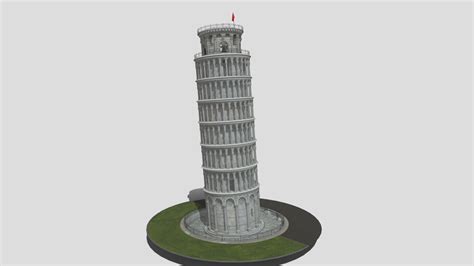 Leaning Tower Of Pisa Buy Royalty Free D Model By Squir D Adaec