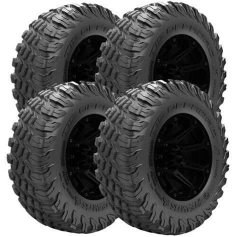 QTY 4 33x10 00R14 Hercules TIS UT1 ATV UTV 72J Load Range D Black