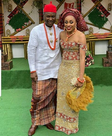 Clipkulture | Igbo Couple In Traditional Wedding Attire