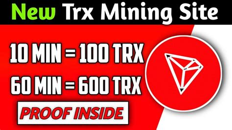 New Tron Trx Mining Website Today 2023 Trx Mining Website Best