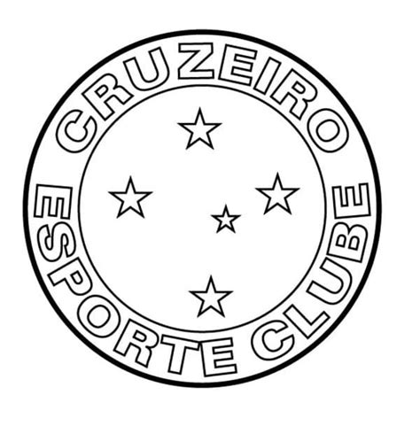 Desenhos De Cruzeiro Esporte Clube Para Colorir E Imprimir