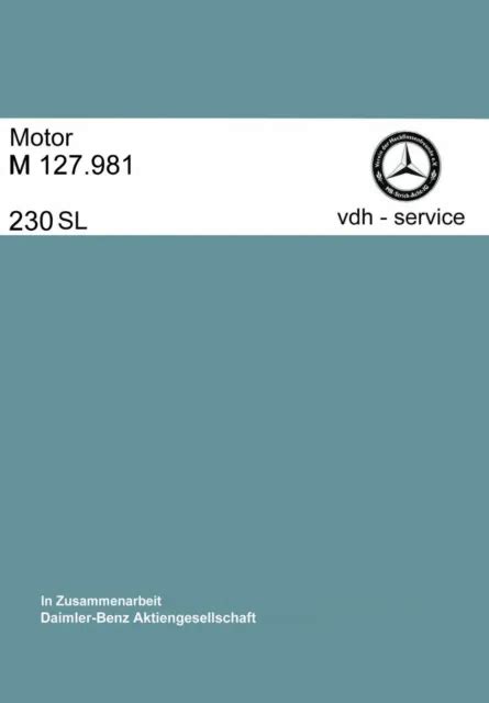 Mercedes Benz Replacement Parts Catalogue Engine M Sl