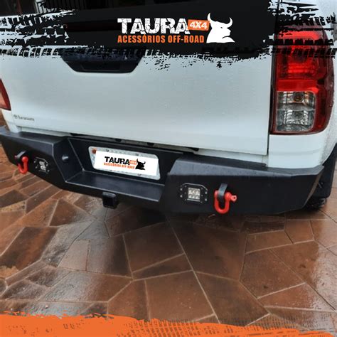 Para choque Traseiro Hilux 2016 Á 2023 Sem engate Acessórios Off Road