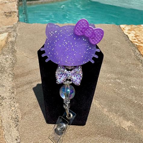 Purple Hello Kitty Badge Reel – Reel Mellow Badge Reels