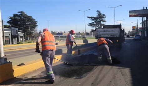 Nuevos Trabajos De Bacheo En Monte Grande Esteban Echeverr A