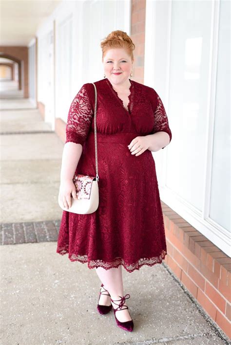 Romantic Valentine Date Night Looks From Kiyonna With Wonder And Whimsy Plus Size Lace Dress