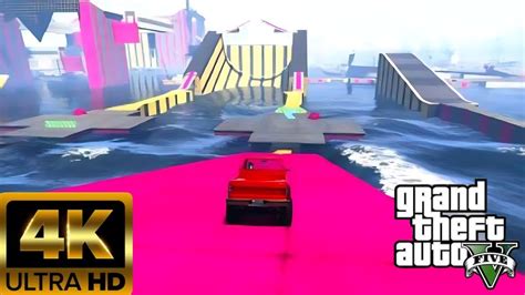 GTA5 Online Parkour 4K Ultra HD Ultimate Walton Colorful Waterpark