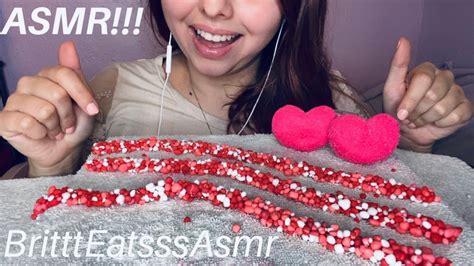 Asmr Crunchy Nerd Rope 🍭🍬 Youtube