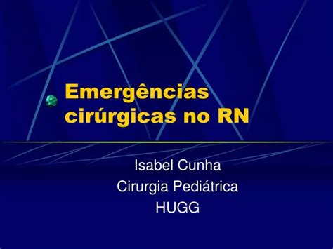 PPT Emergências cirúrgicas no RN PowerPoint Presentation free