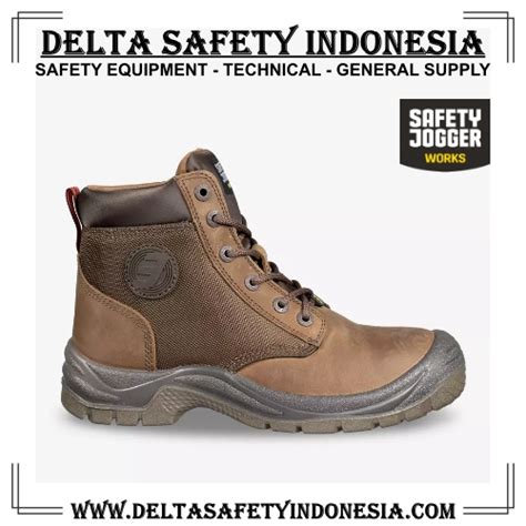 Sepatu Safety Jogger Dakar S Brown Original Delta Safety Indonesia