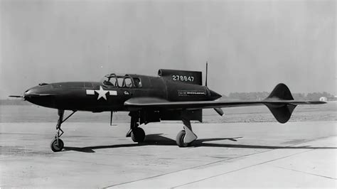 The Curtiss Wright XP 55 Ascender Pursuit Fighter Prototype Jets N