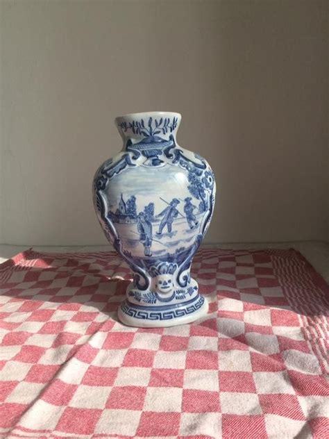 Dutch Delft Faience 1819th C Blue White Ginger Jar Etsy