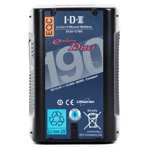 Idx Endura Duo C V Wh V Mount Lithium Ionen Akku Mit Dual D