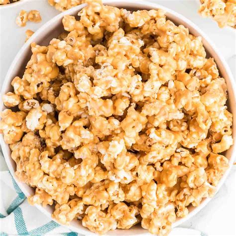 Peanut Butter Popcorn - Homemade Peanut Butter Popcorn