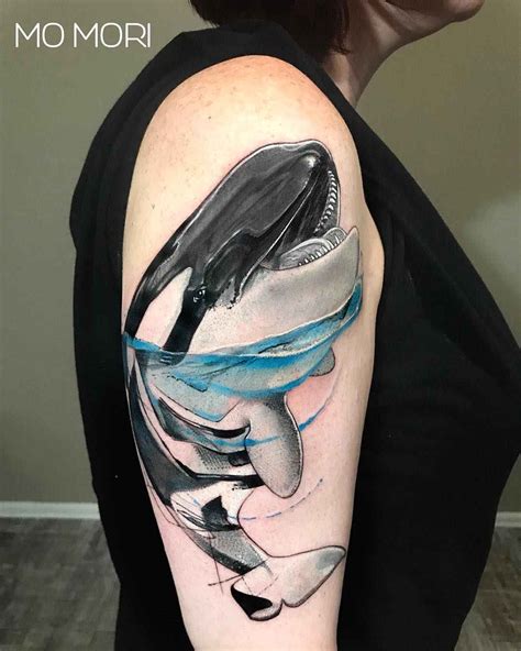 Realistic Orca Tattoos