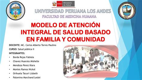 Modelo De Atenci N Integral De Salud Basado En Familia Y Comunidad