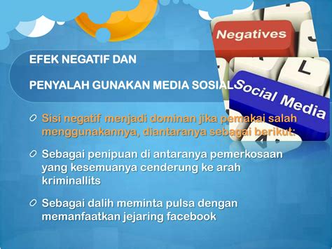 Dampak Negatif Media Sosial Ppt