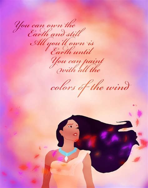 Items Similar To Pocahontas Colors Of The Wind Digital File On Etsy