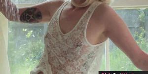 Hot Amateur Blonde Rubs Her Trimmed Pussy In The Tub Tnaflix