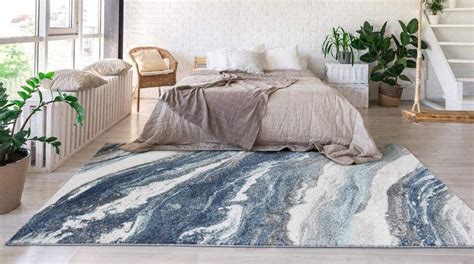 Unique And Modern Coastal Themed Indoor Area Rugs Carpets Bank